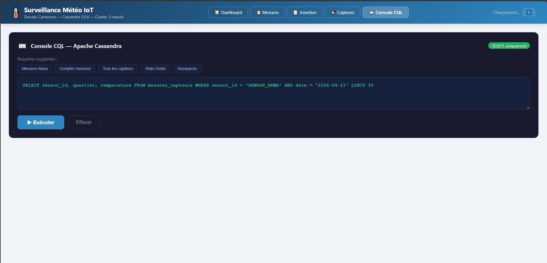Console CQL